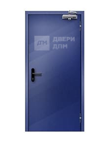 Однопольная глухая противопожарная дверь ДПМ-01 3-го типа без порога